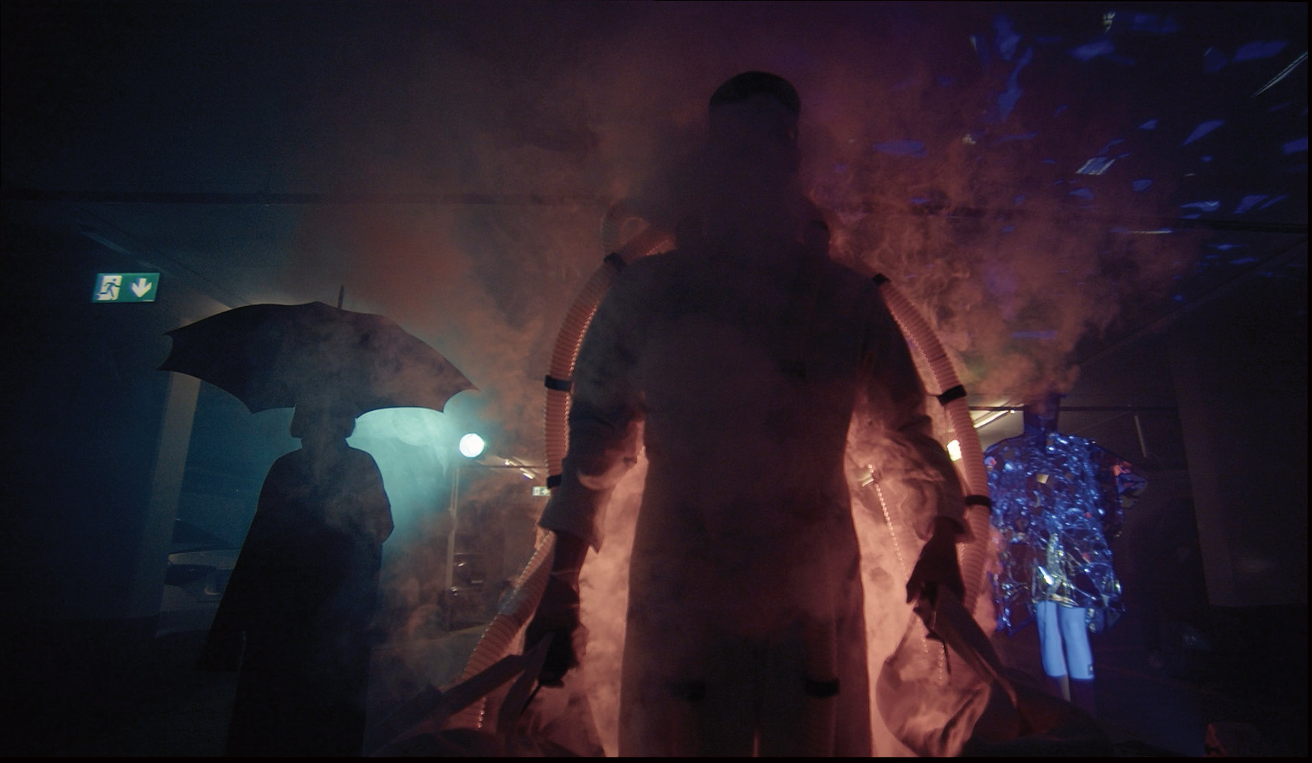 Fog suit performance in the dark