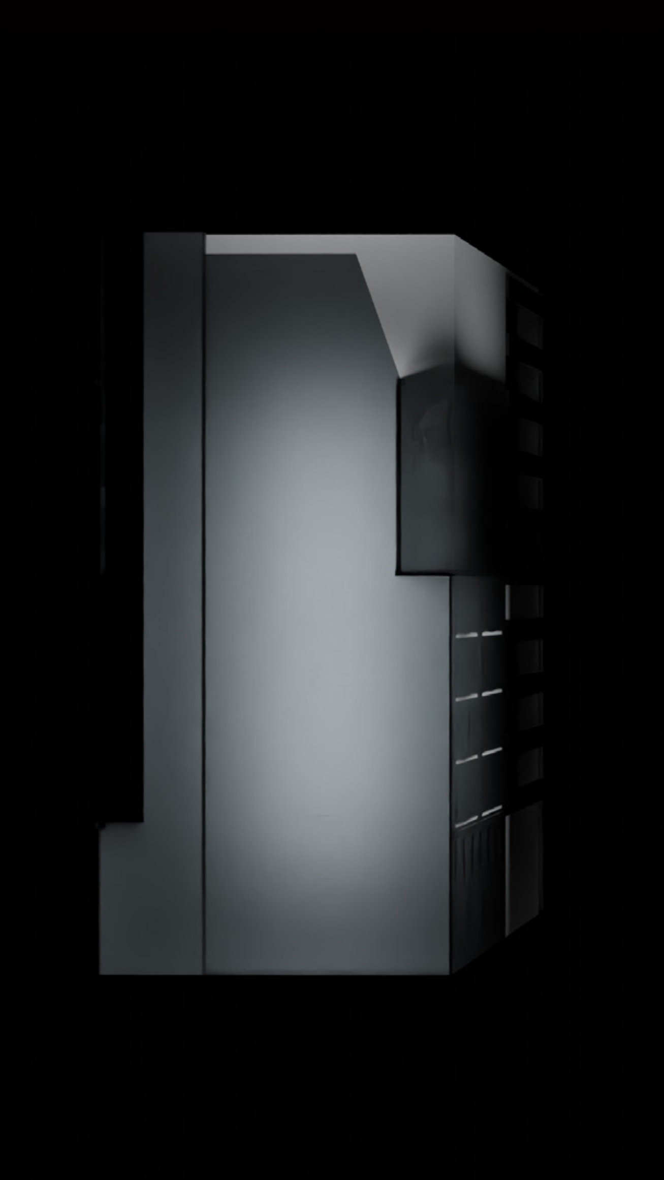 Backlit model study, variant 2