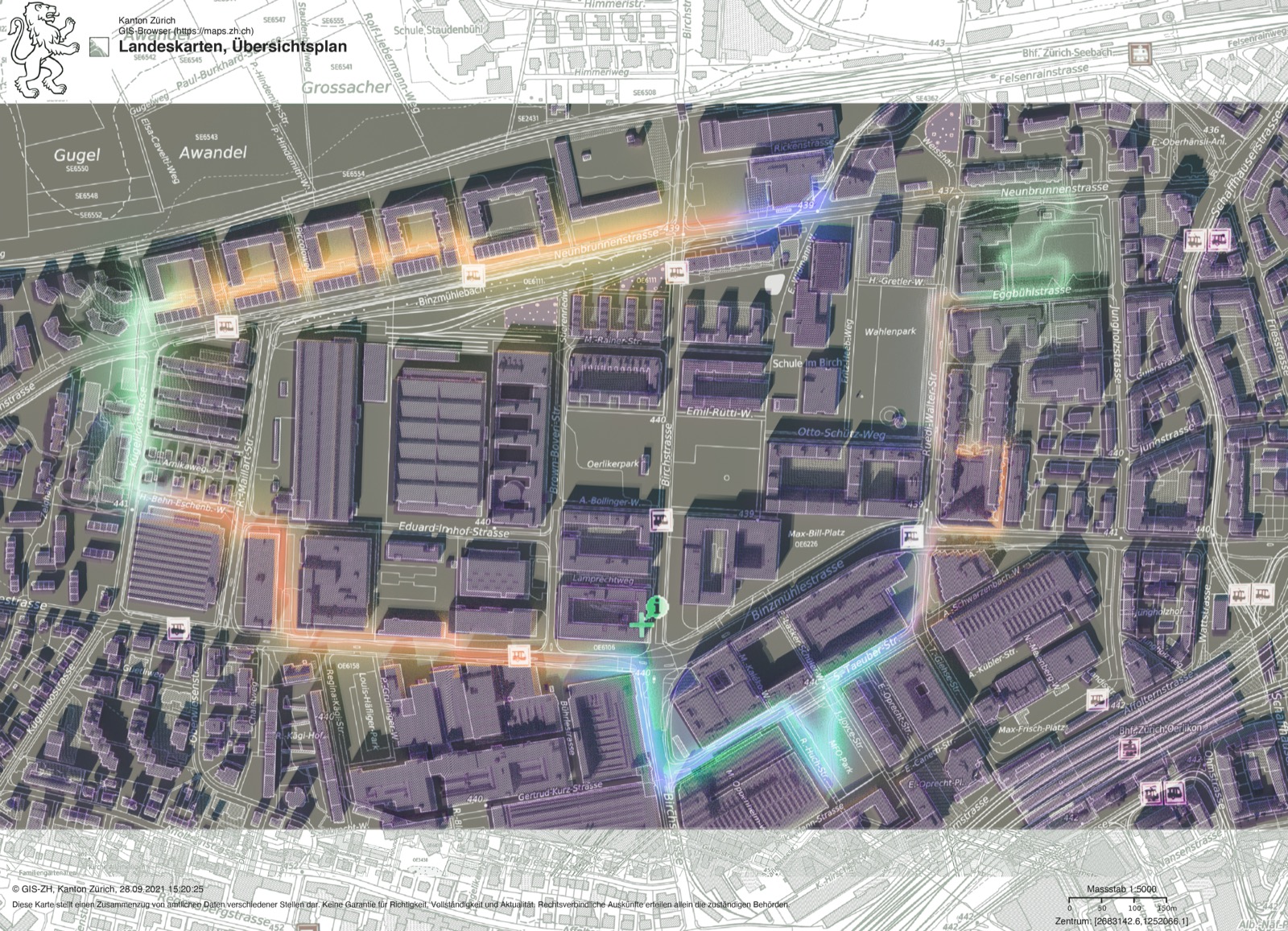 Urban map from Sensing Abundance